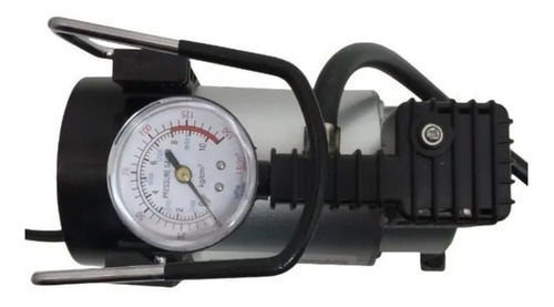 Compresor de aire mini a batería portátil Nisuta NSAC60 35L 180W 12V gris/negro