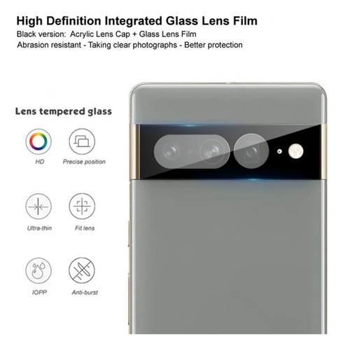 Zc Compatible Película De Vidrio Templado Para Lente De