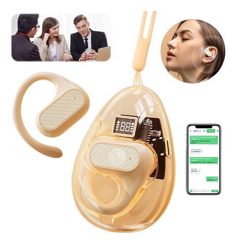 S Ai Auriculares De Botón Con Traductor, 144 Idiomas Z68pro