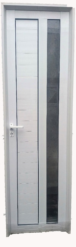 Puerta Exterior Aluminio 60x200  Vidro 4mm Envio Gratis