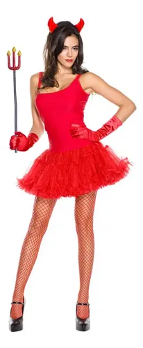 comprar      Traje Disfraz Diabla Mujer Halloween Cosplay