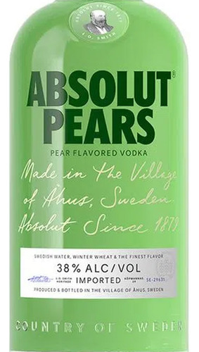 Pack De 2 Vodka Absolut Pears 750 Ml