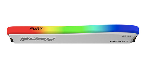 Memoria Ram Kingston Dimm Ddr4 8gb Fury Beast White Rgb