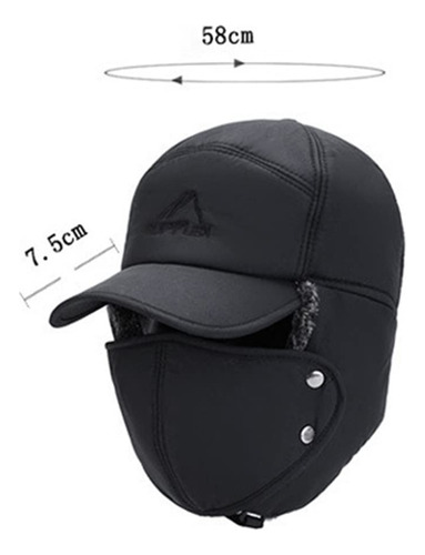 Gorro De Invierno Resistente Al Viento Con Máscara Para Las