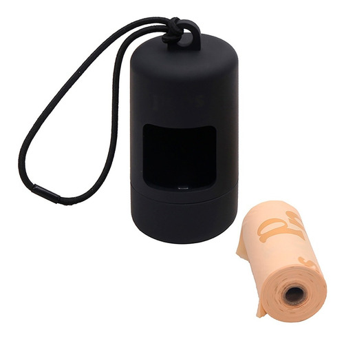 Porta Bolsas Perro Peps Dispensador Poop Bags Biodegradables Color Negro