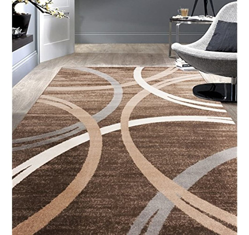 Alfombra Rugshop Modern Color Brown - De 220.98cm X 160.02cm