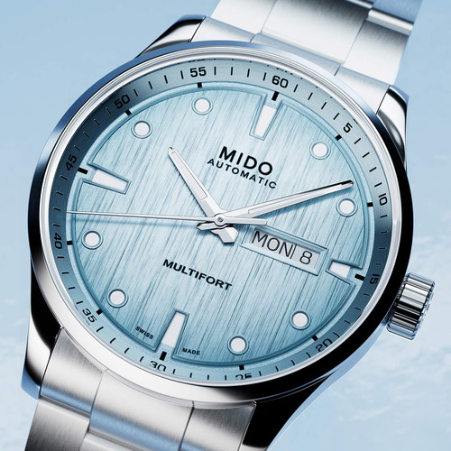 Relógio Mido Multifort M Freeze M038.430.11.041.00 Azul 42mm