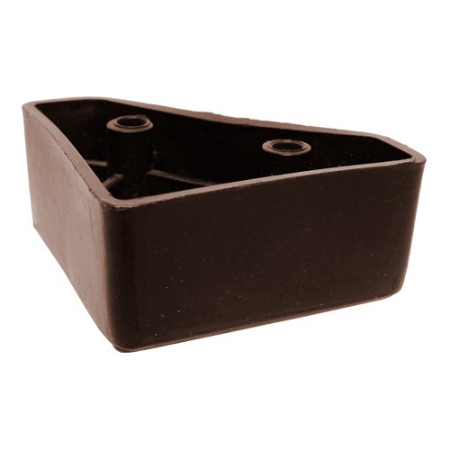 Pata De Plástico Para Sala Triangulo Pija 3cm (12 Pza) Cafe Café
