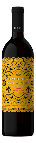 Vino Tinto Hacienda San Miguel Reserva Temp-syr-cabsau 750ml