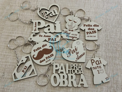 400 Chaveiros Lembrancinhas Dia Dos Pais