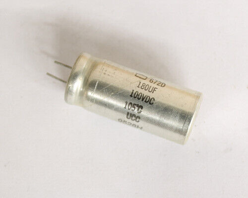 672d187h100fv5c Ucc Capacitor 180uf 100v Aluminum Electr Llm