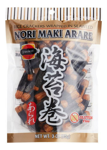 Nori Maki Arare (galletas De Arroz Envueltas En Algas) 142 G