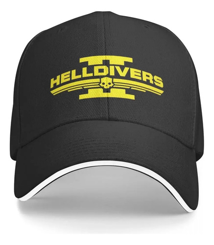 Gorra De Béisbol Ajustable Con Estampado Helldivers 2