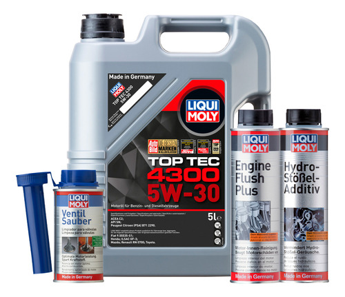 Aceite 5w30 Top Tec 4300 Liqui Moly, Aditivos + Regalo