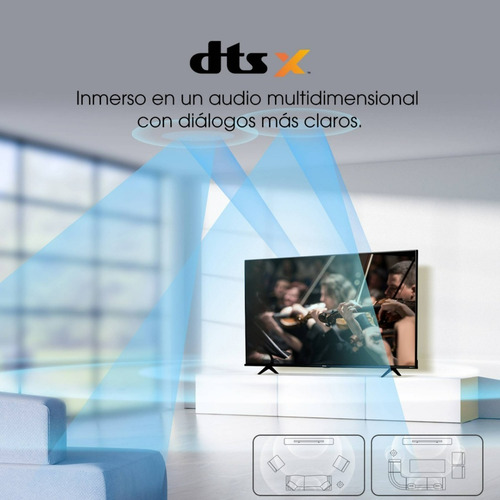 Imagen 2 de 7 de Tv Hisense Led A6h 55 Ultra Hd Hdr 10 Smart