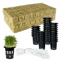 Comprar Juego 122 Cubos Hidroponía Lana De Roca 1 