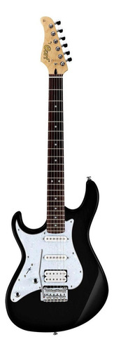 Guitarra eléctrica para zurdo Cort G Series G250 de tilo black con diapasón de jatoba