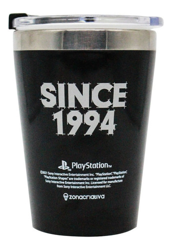 Imagem 2 de 3 de Copo Viagem Snap 300ml Plays Since 1994 - Playstation