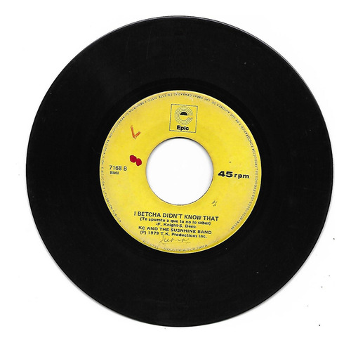 Single 45 Kc & The Sunshine Band- Please Don't Go 1979 (Usado)