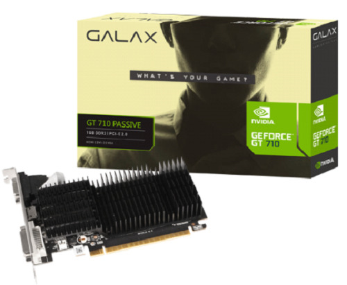 Placa de vídeo Nvidia Galax  GeForce 700 Series GT 710 71GGF4DC00WG 1GB