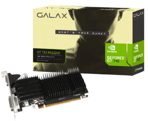comprar Placa de vídeo Nvidia Galax GeForce 700 Series GT 710 71GGF4DC00WG 1GB