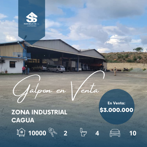 Se Vende Terreno Con Galpón - Cagua - Aragua