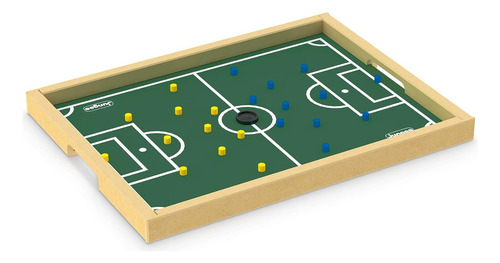 Jogo De Dedobol Peteleco Futebol De Prego Junges - Ref. 610 Palha/verde