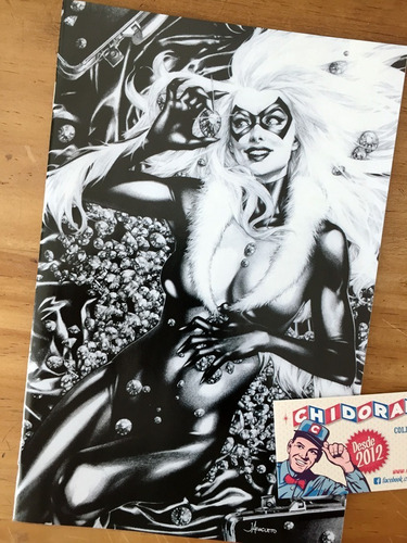 Comic - Black Cat #1 Anacleto Variant Spider-man Sketch