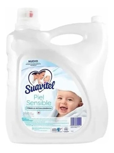 Suavizante De Telas Suavitel Piel Sensible Para Bebe 8.5 Lts