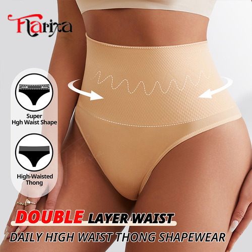 Tangas Shapewear Control Adelgazamiento Cintura Alta Flarixa