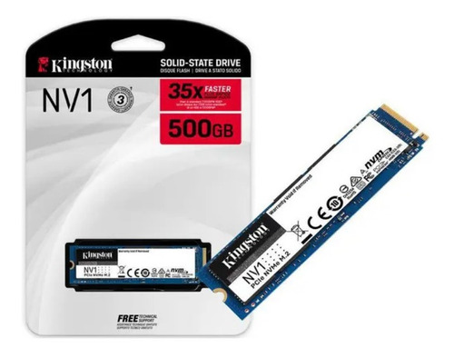 Disco Duro Solido Kingston 500gb M.2 Pcie 2280, Ssd*