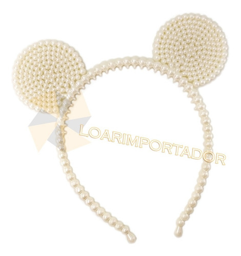 10 Vinchas Minnie Mouse Perlas Orejas Delicadas