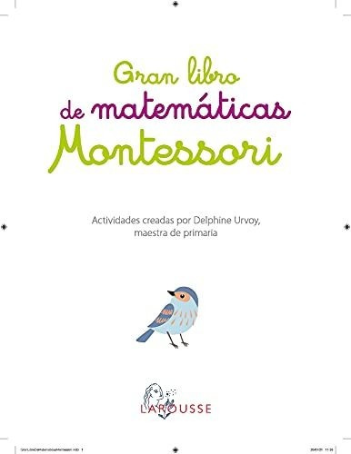Gran Libro De Matematicas Montessori - Delphine Urvoy