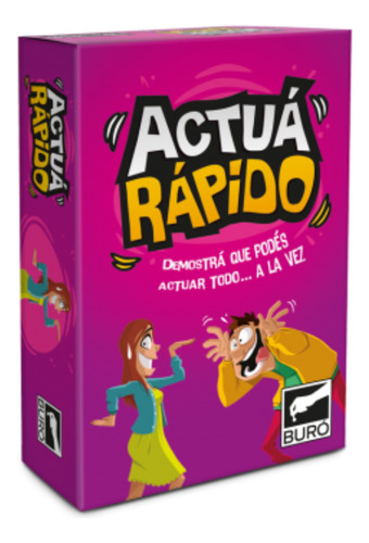 Juego De Mesa Familiar Actuá Rápido Bureau De Juegos