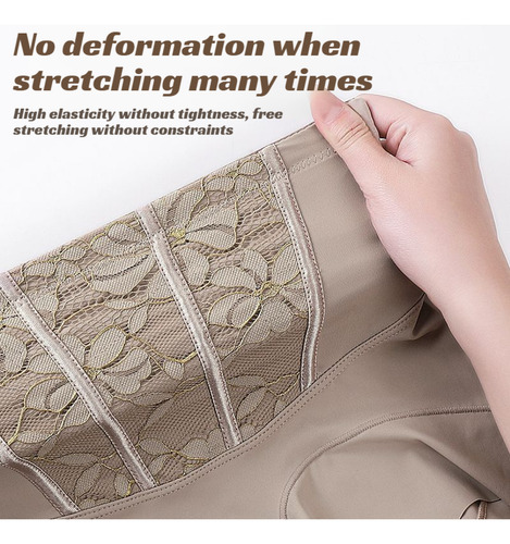 Bragas Shapewear Shapewear Con Entrepierna De Seda De Morera