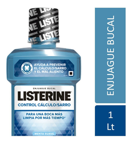 Enjuague Bucal Listerine Control Sarro 1 L