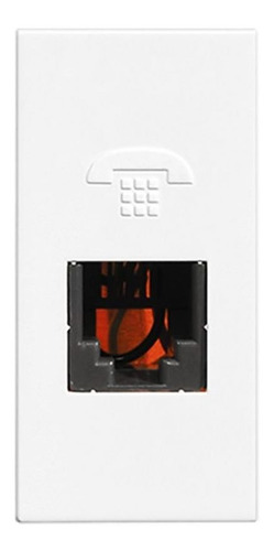 Conector Eléctrico Teléfono 4 Hilos Bco Modus Pro 20pz