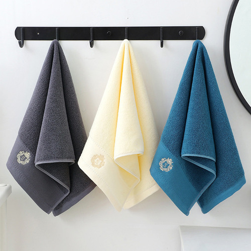 Toalla N, Gruesa, Suave, Absorbente, De Color Liso, Para Uso
