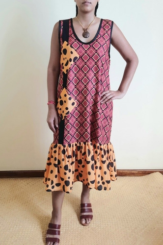 Imagem 1 de 5 de Vestido Feminino Tecido Médio Tunísia