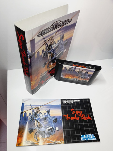 Super Thunder Blade Mega Drive Original. Linda Impecável!!! (Usado)