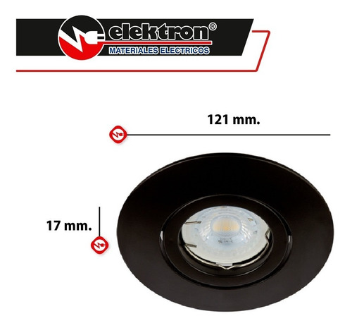 Imagen 6 de 9 de Luminaria Empotrable Redondo 50w Tecnolite Yd-360/n