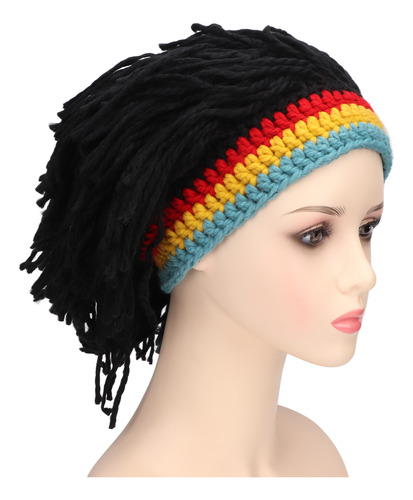 Divertido Sombrero De Punto Para Rastas, Peluca, De Alta Ela