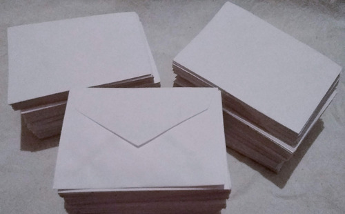 Sobres Blancos Pequeños (11,00 Cms X 7,5 Cms)