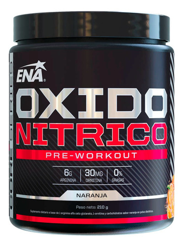 Oxido Nitrico Ena X 210 G. Pre Workout