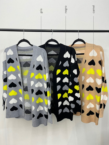 Cardigan De Bremer Estampa Corazones