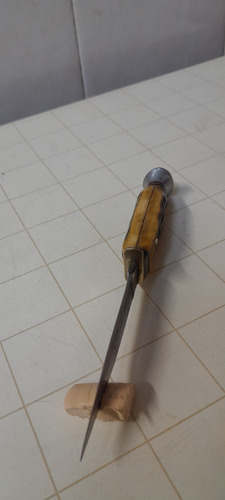 Antiguo Cuchillo Bowie Solingen Pequeño Beige (Usado)