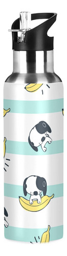 Linda Botella Agua Para Perro Bebe 20 Oz Deporte Acero
