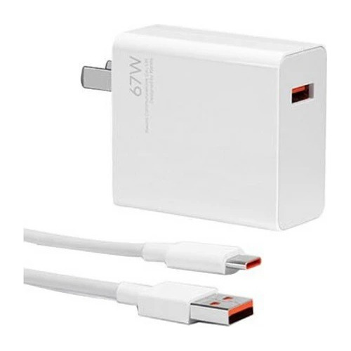 Cargador Xiaomi 67w Original Turbo Charge + Cable / Tienda