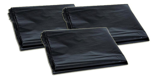 Saco De Lixo Preto 60l Pacote Com 100 Kit 3