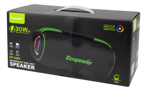 Parlante Ecopower Ep-2560 30w Nuevo Bluetooth Negro